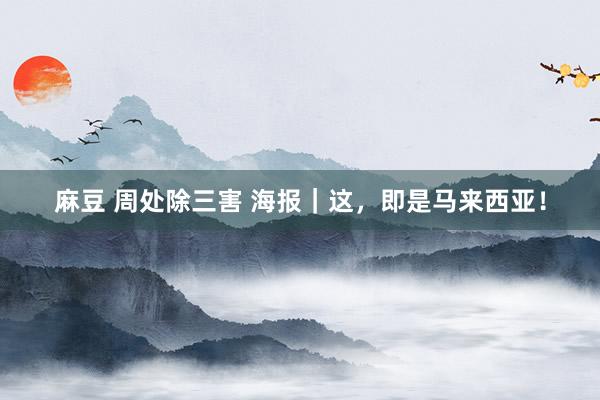 麻豆 周处除三害 海报｜这，即是马来西亚！