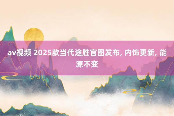 av视频 2025款当代途胜官图发布, 内饰更新, 能源不变
